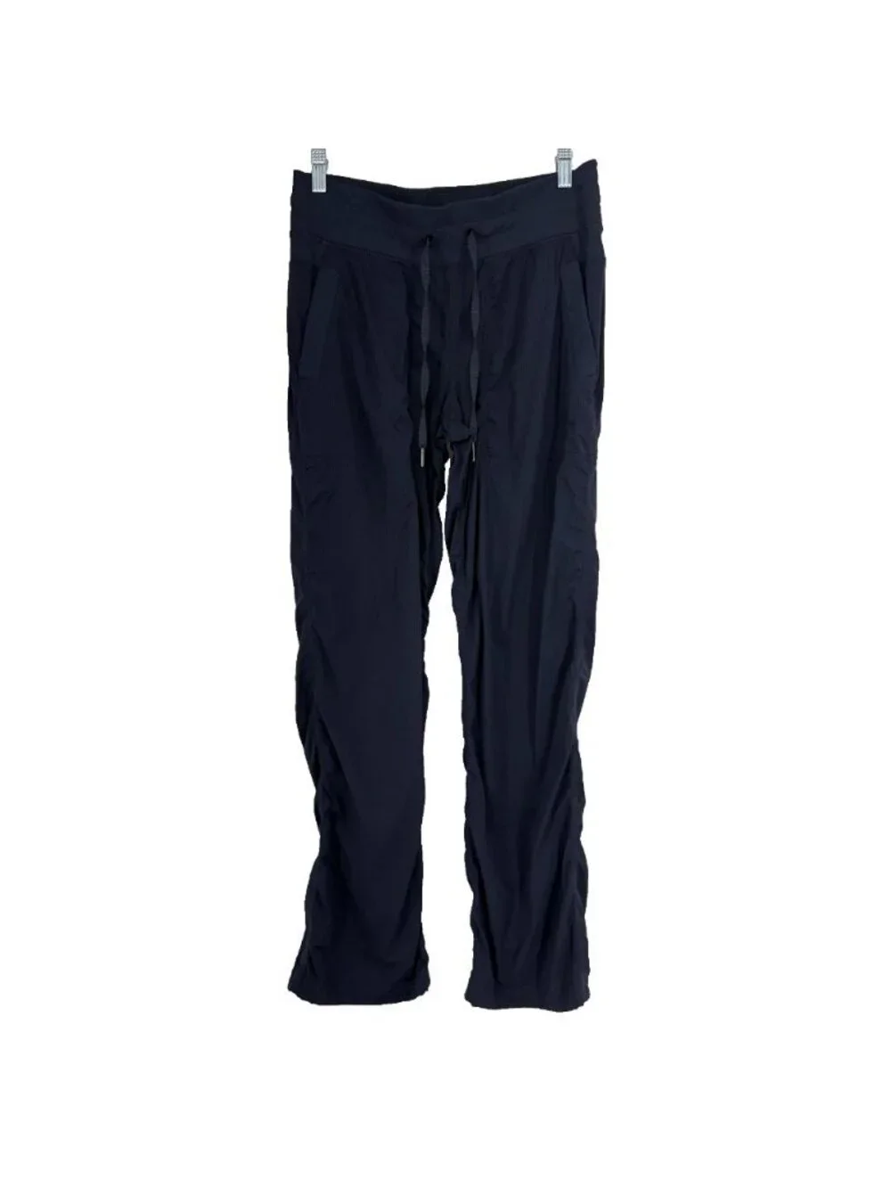Lululemon Women 8 Dance Studio Mid Rise Pant Navy Blue Activewear Athletic Gym